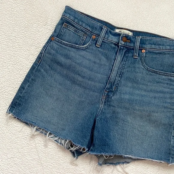Madewell High Rise Denim Shorts - Picture 3 of 14